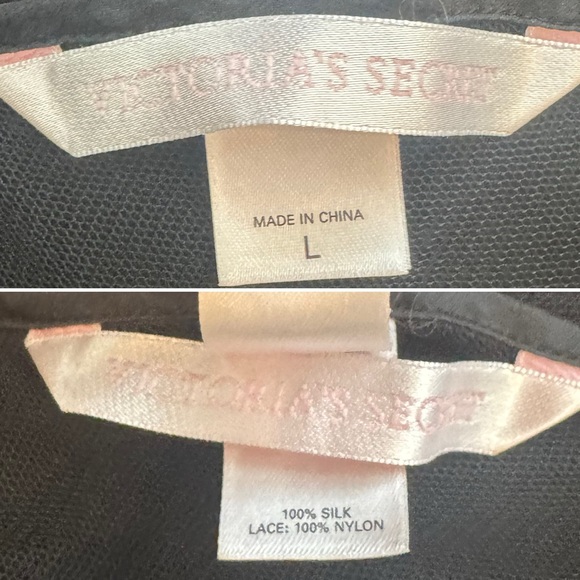 🌺SOLD🌺 Y2K Victoria’s Secret Silk Sheer Mesh Black Purple Maxi Gown Slip Dress - Picture 3 of 11